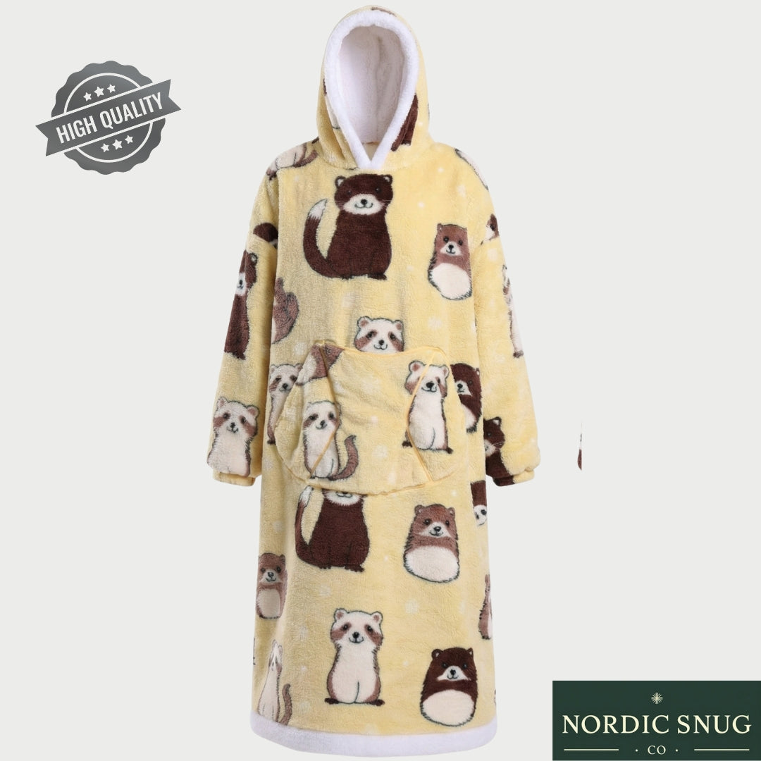 NordicSnug™ Ultra-Lång Hoodie (140cm) - Winter Edition