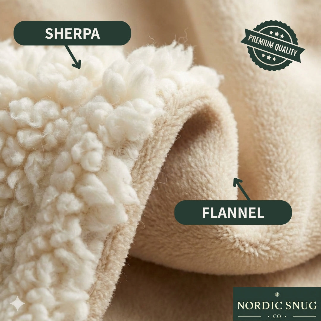 NordicSnug™ Ultra-Lång Hoodie (140cm) - Premium Teddy