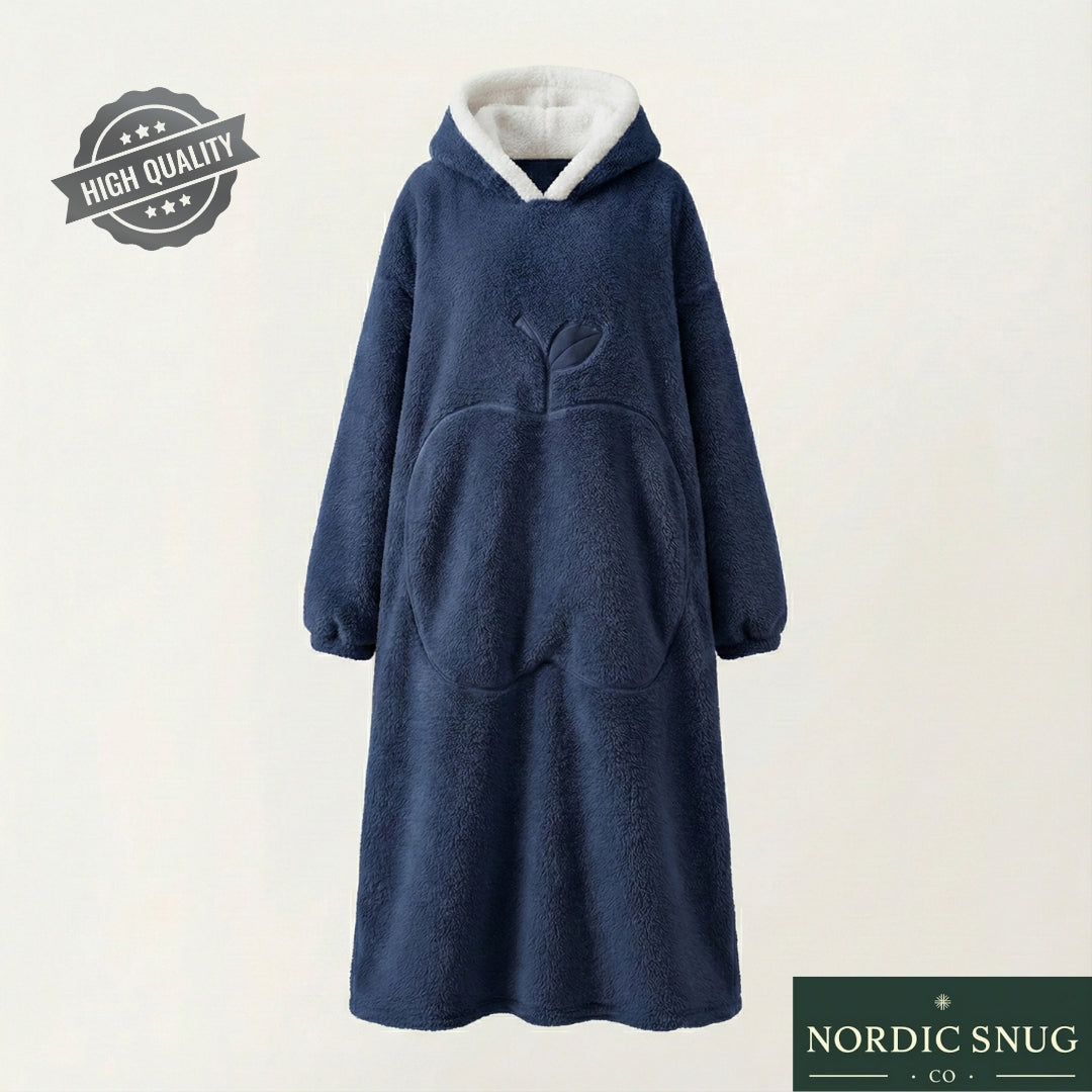 NordicSnug™ Ultra-Lång Hoodie (140cm) - Premium Teddy