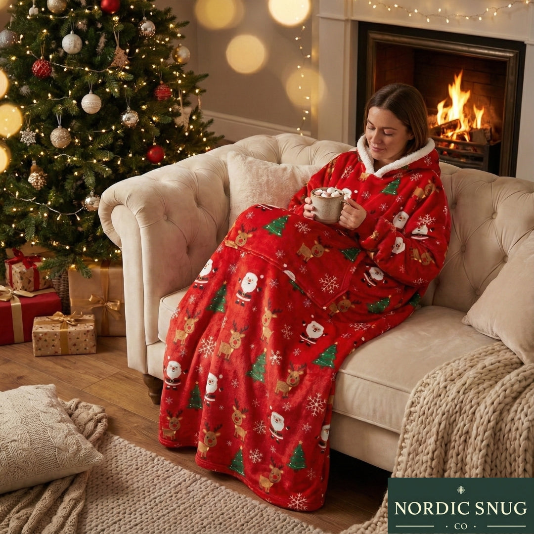 NordicSnug™ Ultra-Lång Hoodie (140cm) - Winter Edition