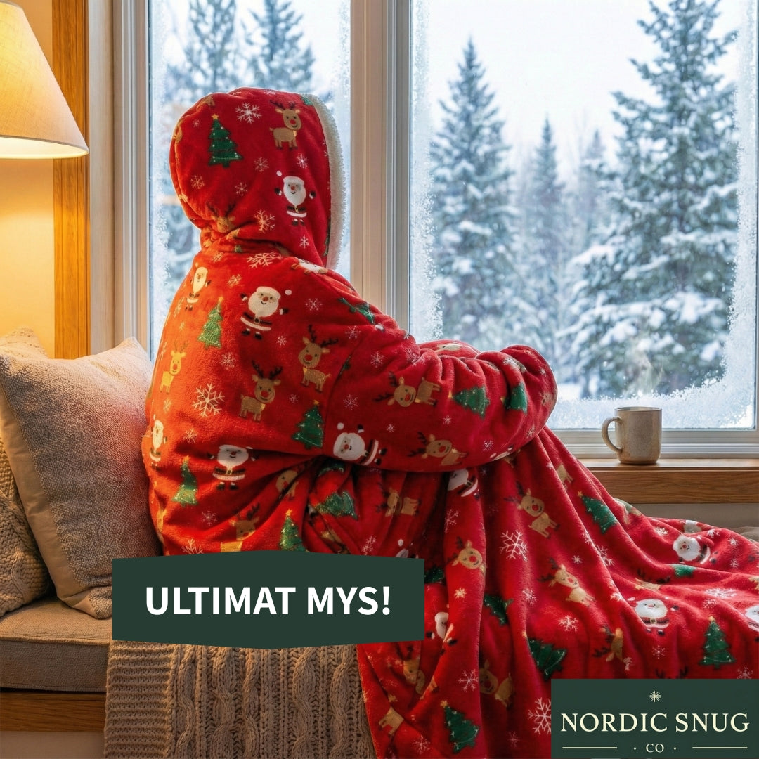 NordicSnug™ Ultra-Lång Hoodie (140cm) - Winter Edition