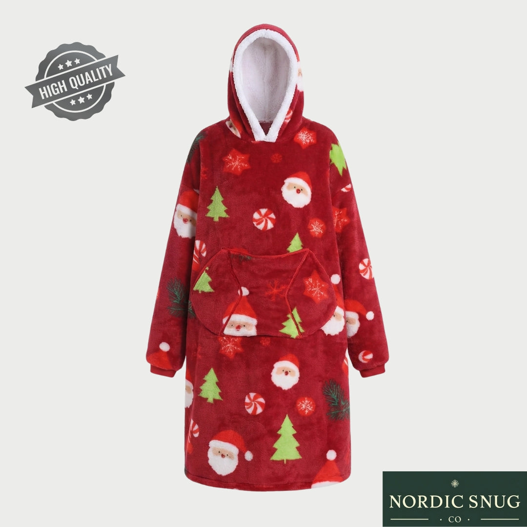 NordicSnug™ Ultra-Lång Hoodie (140cm) - Winter Edition
