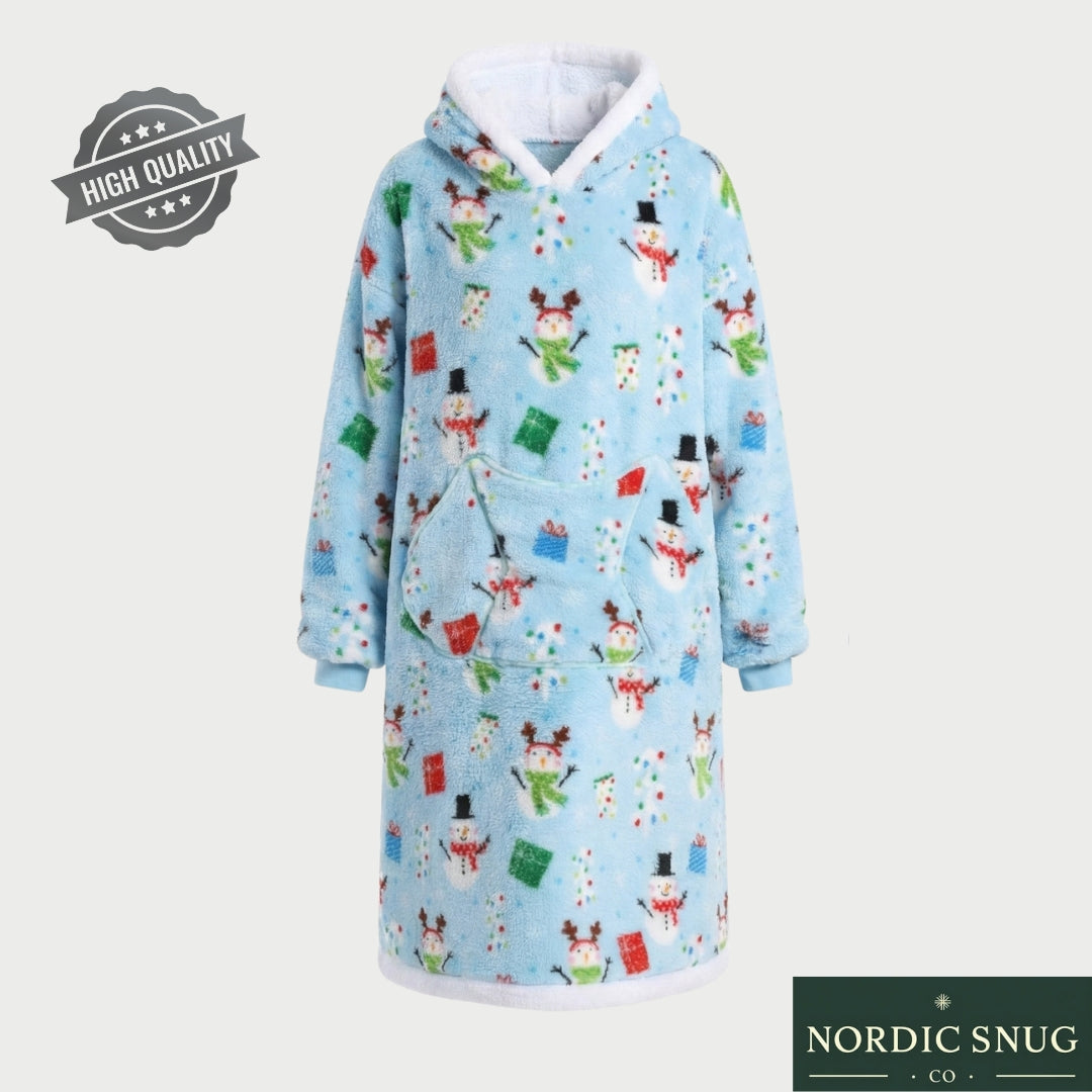 NordicSnug™ Ultra-Lång Hoodie (140cm) - Winter Edition