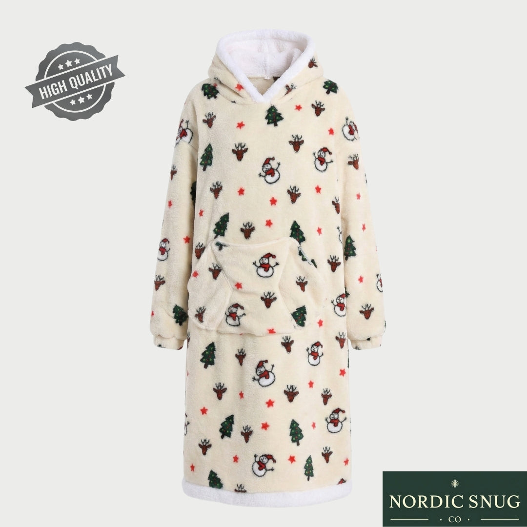 NordicSnug™ Ultra-Lång Hoodie (140cm) - Winter Edition