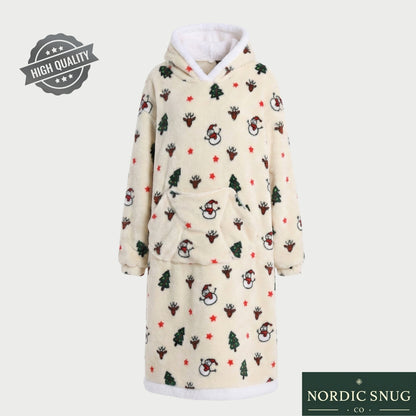 NordicSnug™ Ultra-Lång Hoodie (140cm) - Winter Edition