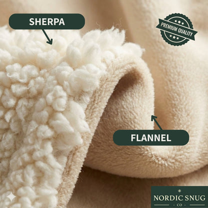 NordicSnug™ Ultra-Lång Hoodie (140cm) - Premium Teddy