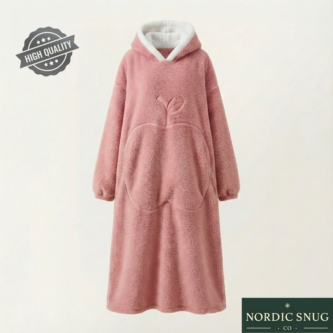 NordicSnug™ Ultra-Lång Hoodie (140cm) - Premium Teddy