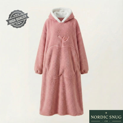 NordicSnug™ Ultra-Lång Hoodie (140cm) - Premium Teddy