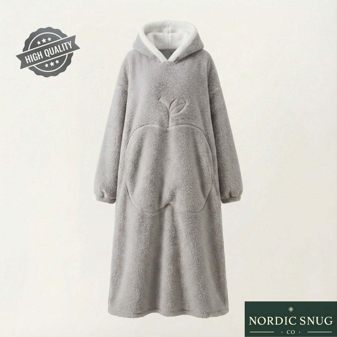 NordicSnug™ Ultra-Lång Hoodie (140cm) - Premium Teddy