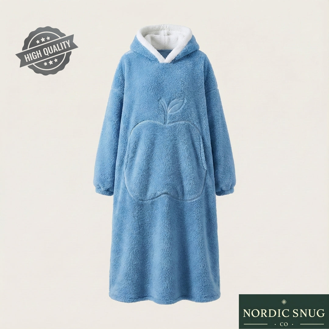 NordicSnug™ Ultra-Lång Hoodie (140cm) - Premium Teddy